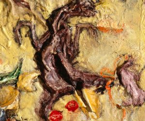 Miquel Barceló, Ex-voto à la chèvre (Exvoto con cabra), 1994. Detalle. © Miquel Barceló, VEGAP, Málaga, 2020.