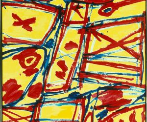 Mire G 131 (KOWLOON), 9 de septiembre de 1983. Detalle. © Centre Pompidou, MNAM -CCI / Service de la documentation photographique du MNAM / Dist. RMN –GP © Jean Dubuffet, VEGAP, Madrid, 2018