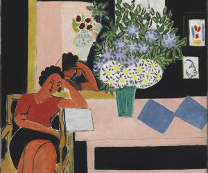 Henri Matisse. Lectora sobre fondo negro, 1939, Centre Pompidou, MNAM-CCI/Philippe Migeat/Dist. RMN-GP. © Succession H. Matisse/ VEGAP/ 2022
